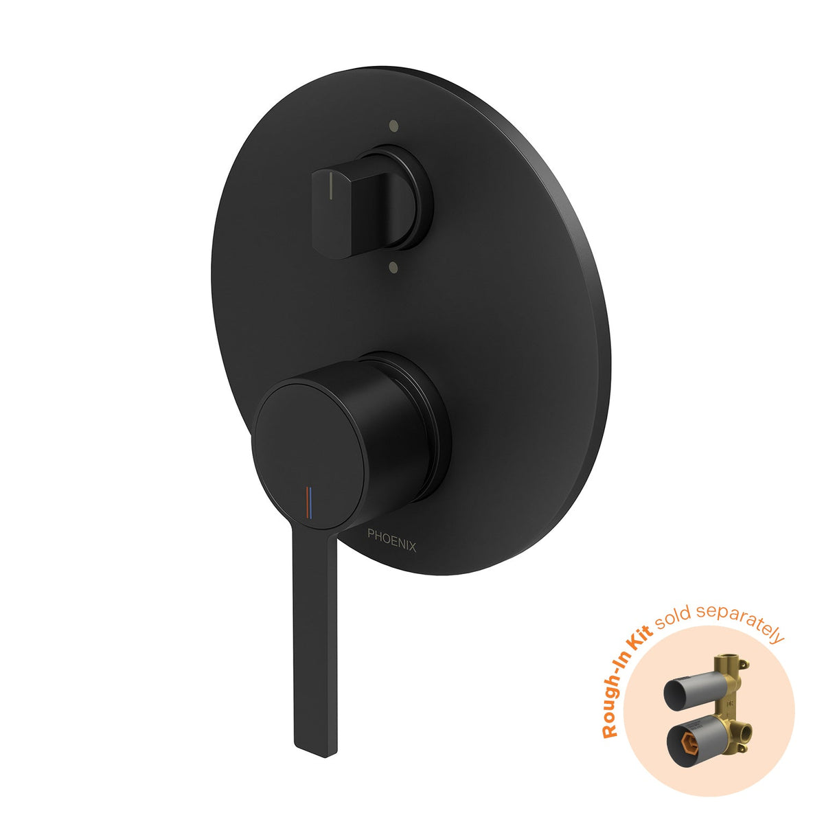 Lexi MKII SwitchMix Shower / Bath Diverter Mixer (Fit-Off Kit Only) - Matte Black