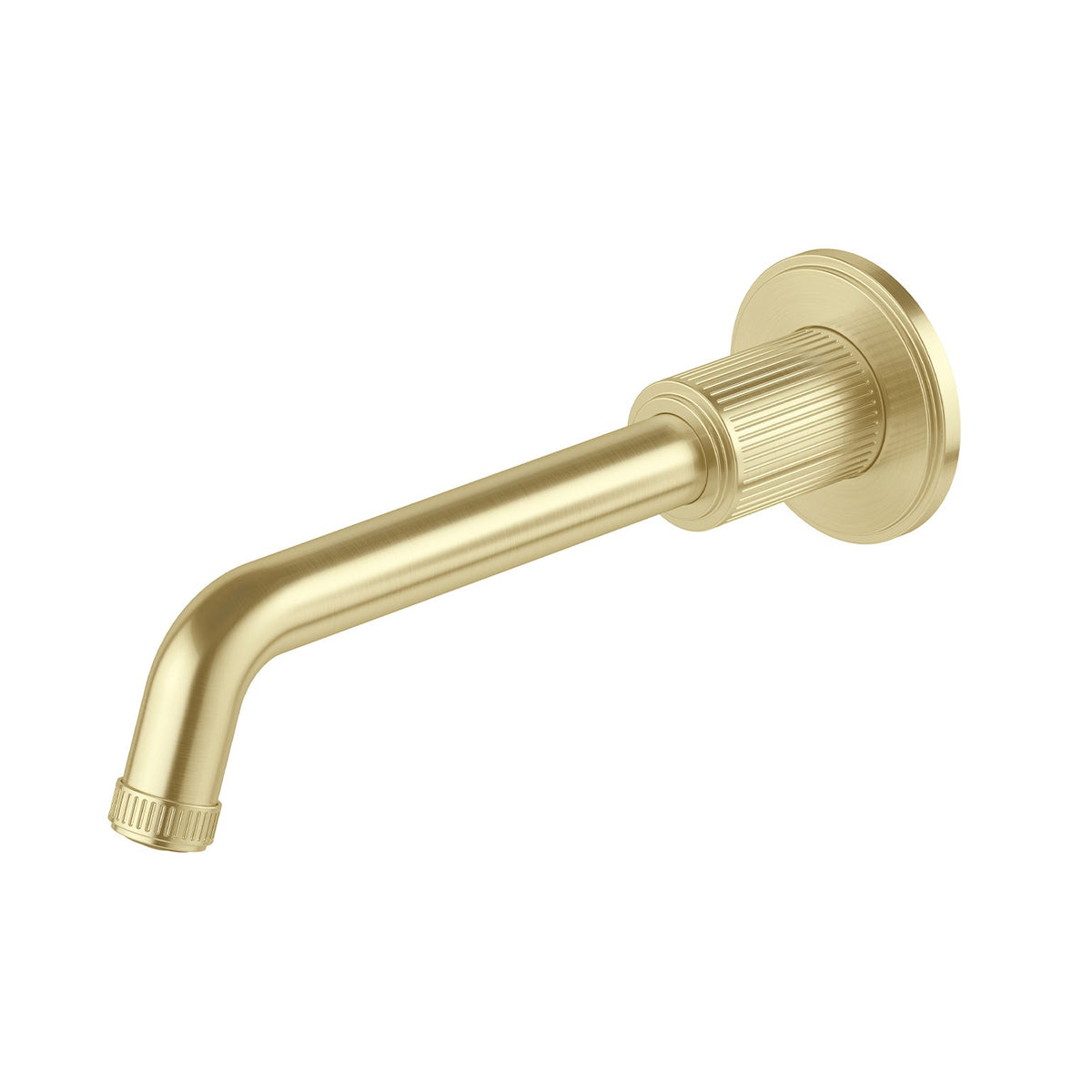 Wiltern Wall Basin / Bath Outlet 190mm - Brushed Gold