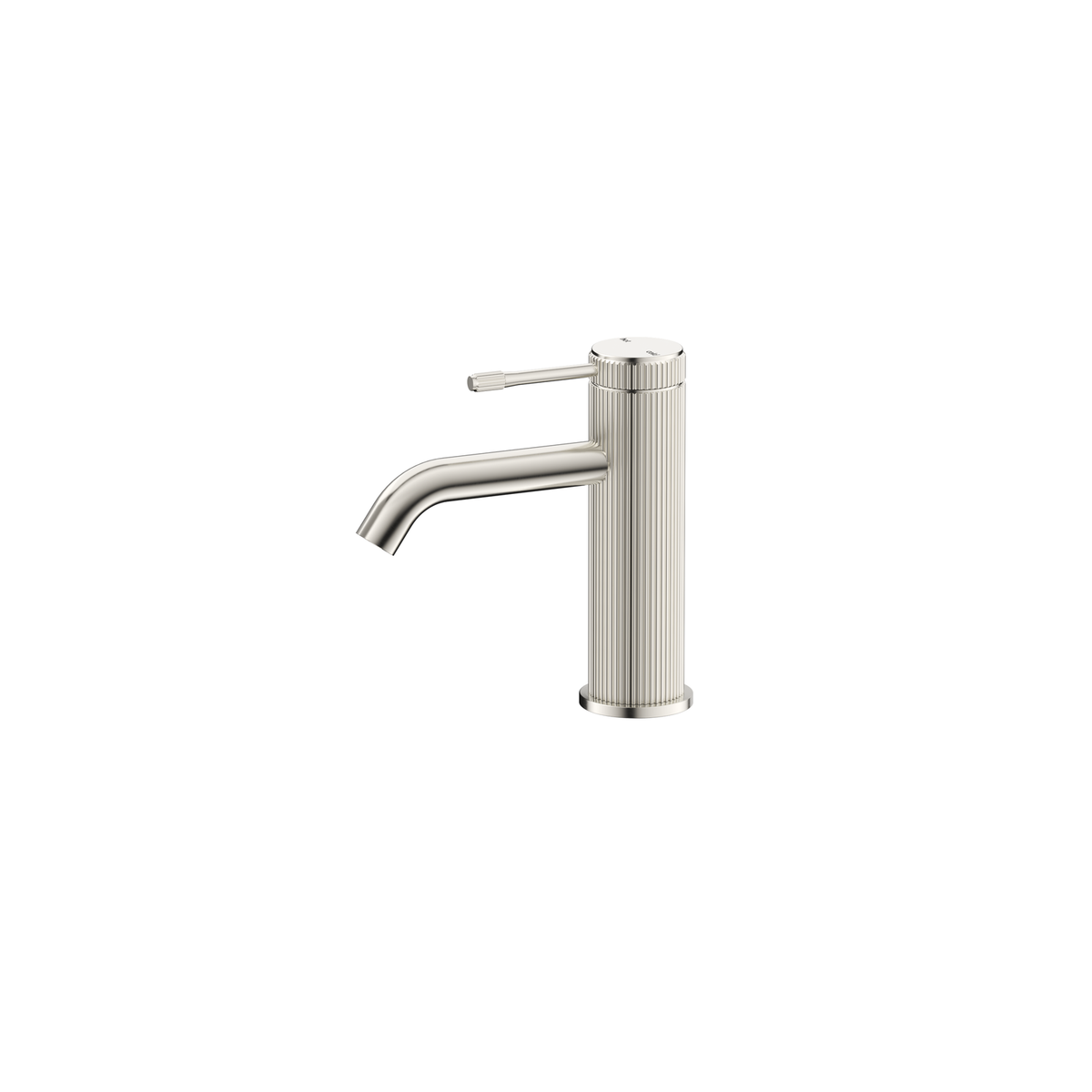 Mica Fluted Basin Mixer - Brushed Nickel