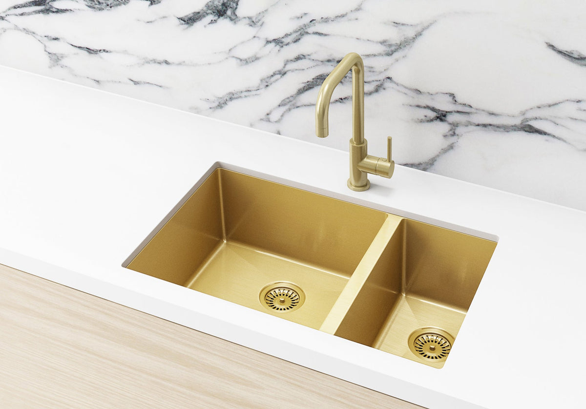 Lavello Kitchen Sink - One & Half Bowl 670 x 440 — Tiger Bronze