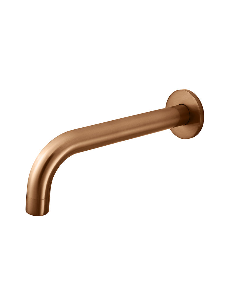 Universal Round Curved Spout — Lustre Bronze